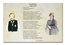 Mattie and Wyatt Earp poem poster 0004