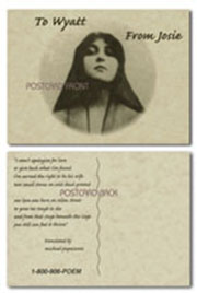 Josie Earp poem postcard 0012
